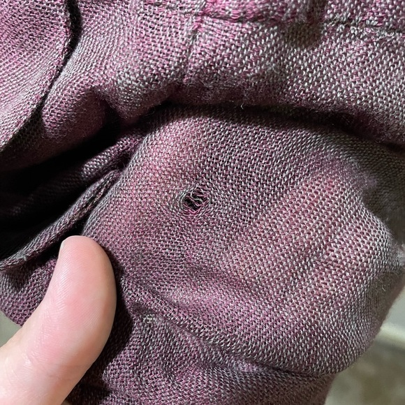 Lemlem Eve Playsuit in color Block maroon/purple size small - Picture 8 of 10